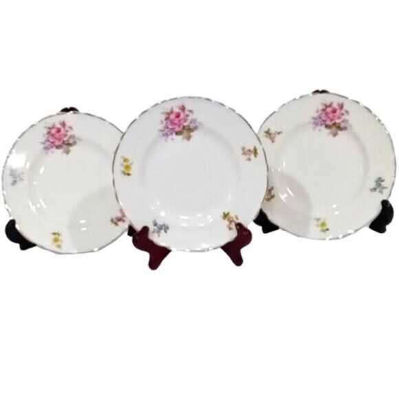 Vintage A.J. Wilkinson Ltd Royal Staffordshire Pottery 6 Pcs - 5 Plates 1 Soup‎ - Picture 4 of 9